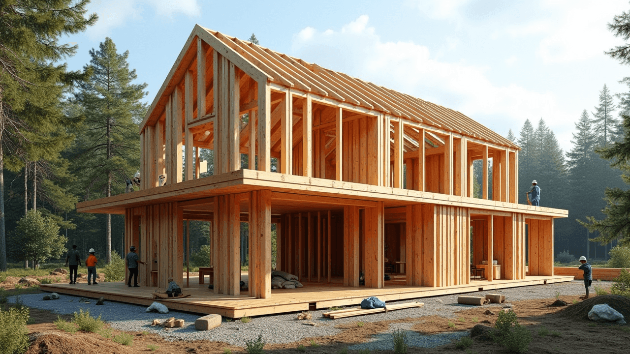 Construction maison ossature bois